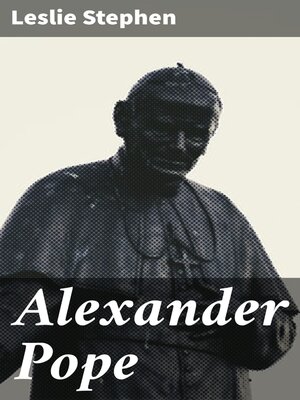 cover image of Alexander Pope